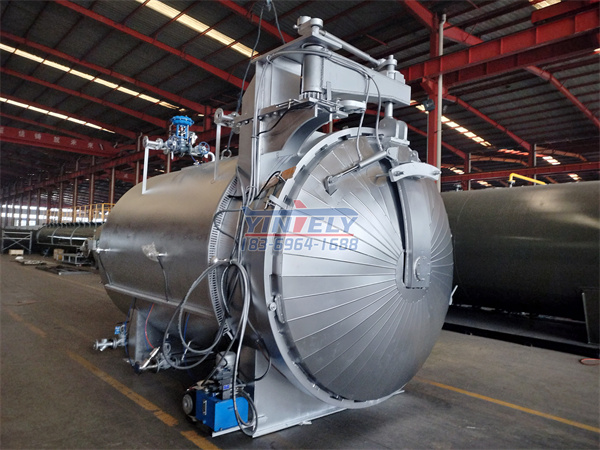 <b>吊開(kāi)門(mén)蒸汽硫化罐不銹鋼材質(zhì)</b>