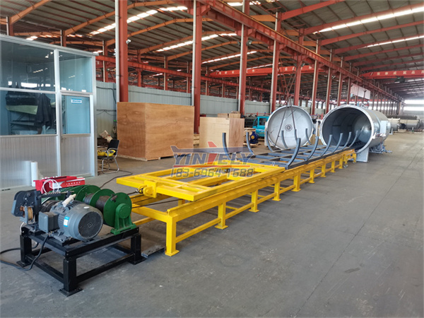 2米*5.5米木材蒸汽脫脂罐