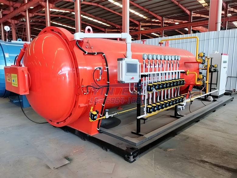 <b>全自動(dòng)航空航天10路真空熱壓罐</b>