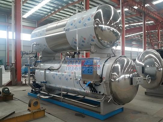 <b>雙層水浴臥式殺菌鍋</b>